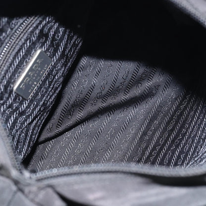 Prada Vintage Zip Tote Tessuto, BLACK, NYLON, Tote bag