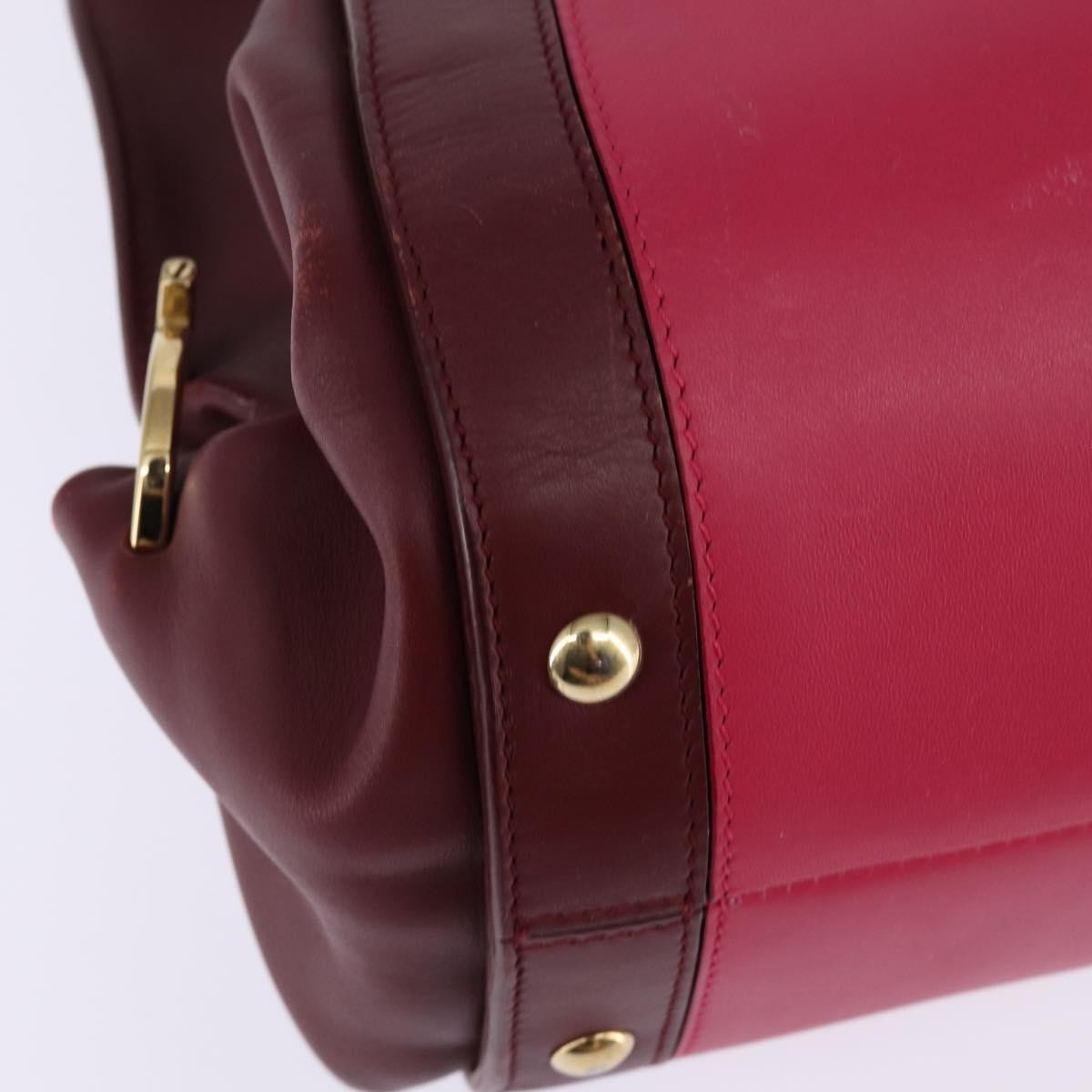 Salvatore Ferragamo Sofia Satchel Leather, PINK, LEATHER, Handbag