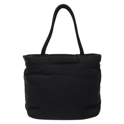 Prada Vintage Zip Handbag Tessuto, BLACK, NYLON, Handbag