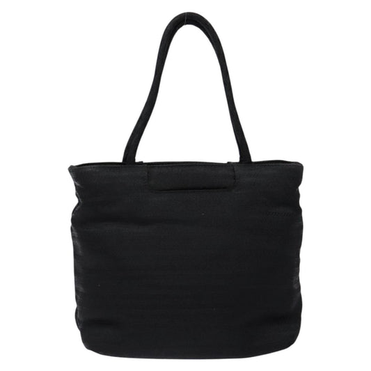 Prada Vintage Zip Handbag Tessuto, BLACK, NYLON, Handbag