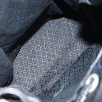 Gucci Vintage Bamboo Sling Backpack Nylon, BLACK, NYLON, Shoulder bag