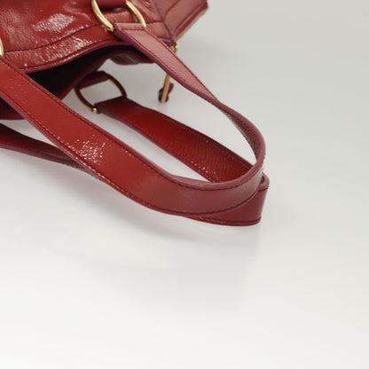 Saint Laurent Downtown Handbag Patent, RED, PATENT_LEATHER, Shoulder bag