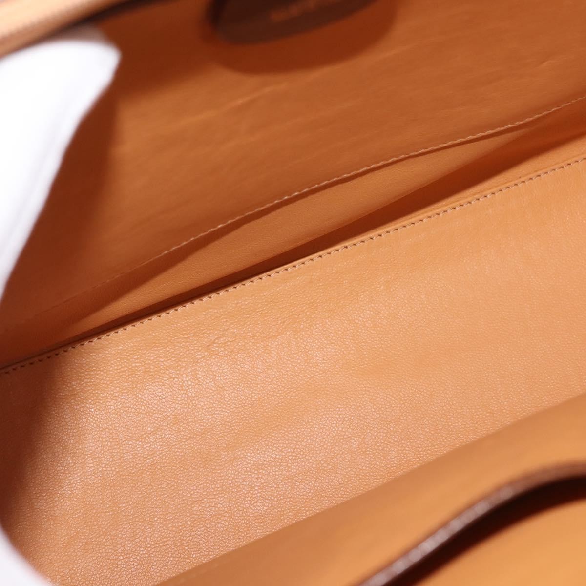 Gucci Vintage Lady Lock Top Handle Bag Leather, BROWN, LEATHER, Handbag