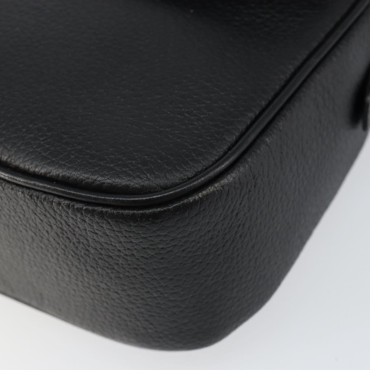 Burberry Flap Shoulder Bag Leather, BLACK, LEATHER, Shoulder bag