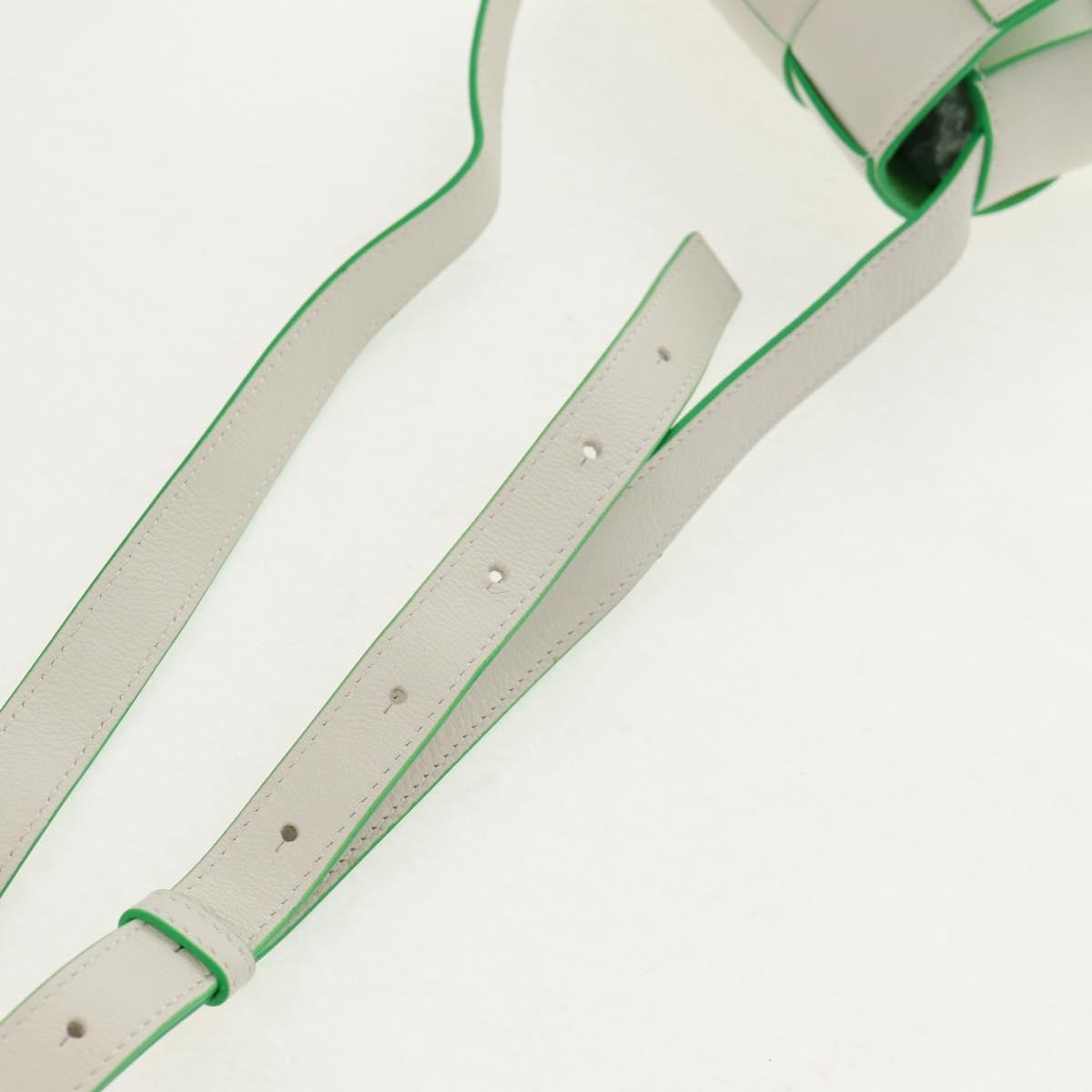 Bottega Veneta Cassette Crossbody Bag Maxi Intrecciato Leather, WHITE, LEATHER, Shoulder bag