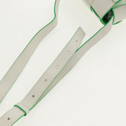 Bottega Veneta Cassette Crossbody Bag Maxi Intrecciato Leather, WHITE, LEATHER, Shoulder bag