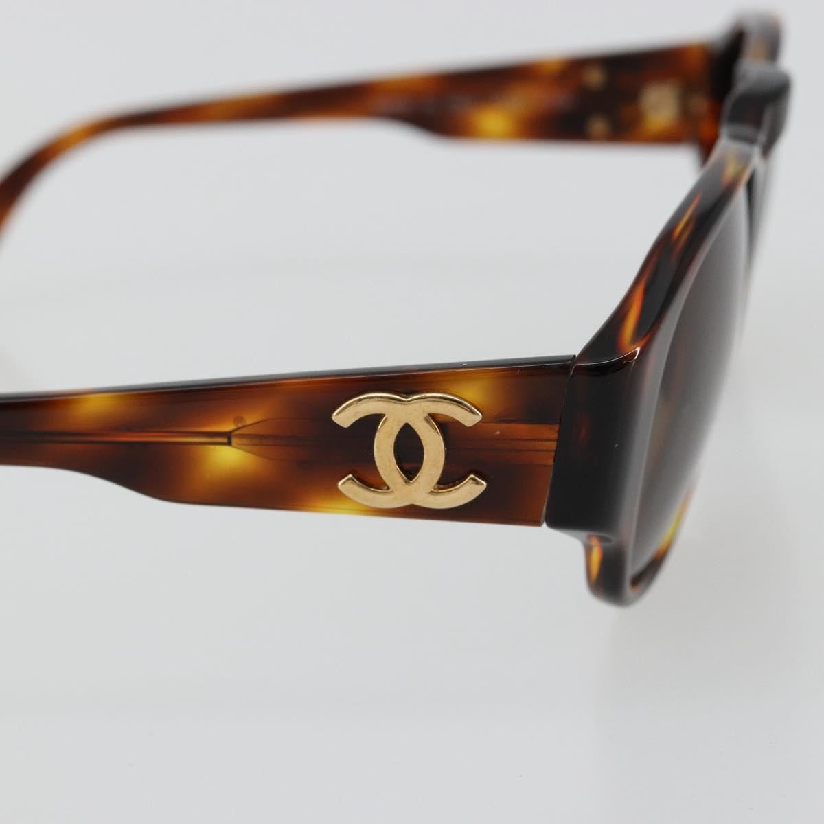 Chanel Logo CC Sunglasses Plastic, Brown, Plastic, Sunglasses