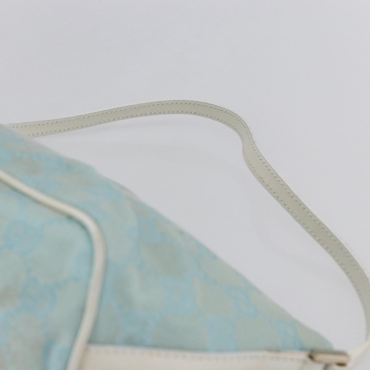 Gucci Vintage Boat Pochette GG Canvas, BLUE, CANVAS, Clutche & pouche