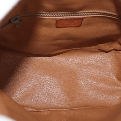 Celine Drawstring Bucket Bag Triomphe Coated Canvas, Beige, Canvas, Handbag
