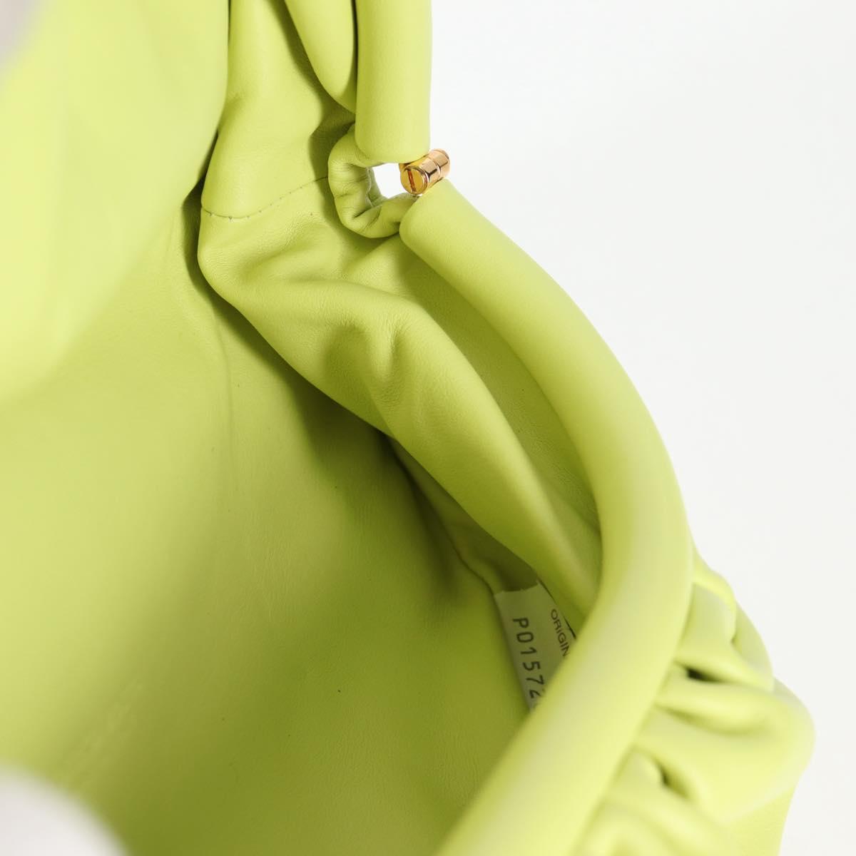 Bottega Veneta The Chain Pouch Leather, YELLOW, LEATHER, Clutche & pouche