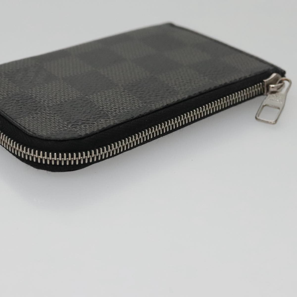Louis Vuitton Porte-Monnaie NM Wallet Damier Graphite, GRAY, CANVAS, Wallets