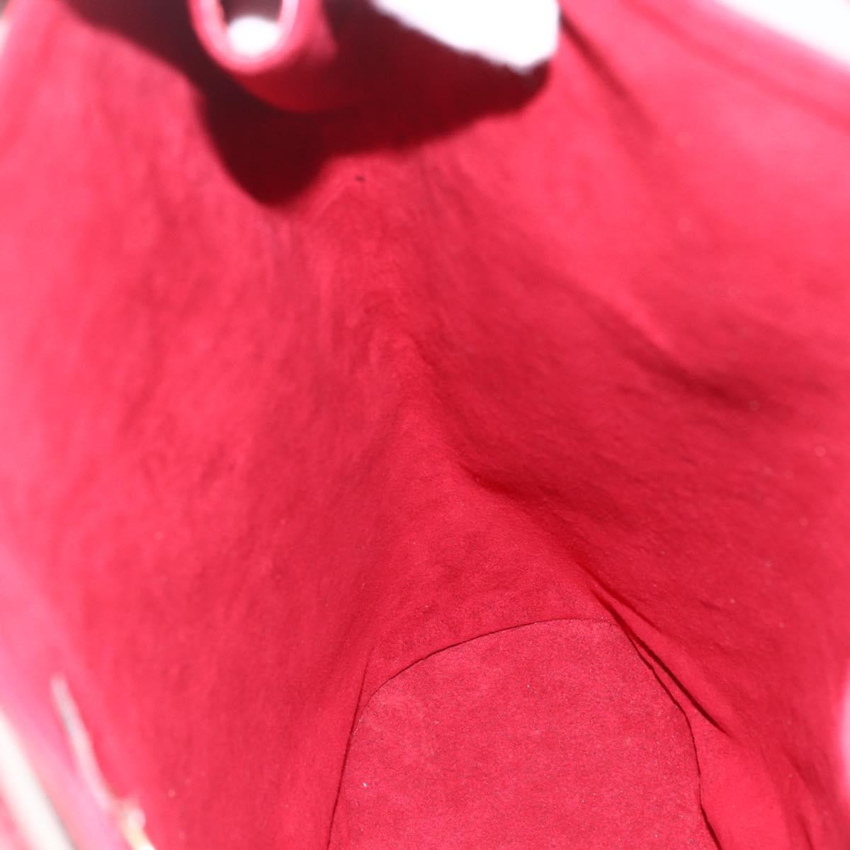 Louis Vuitton Randonnee Backpack Epi Leather, RED, LEATHER, Shoulder bag