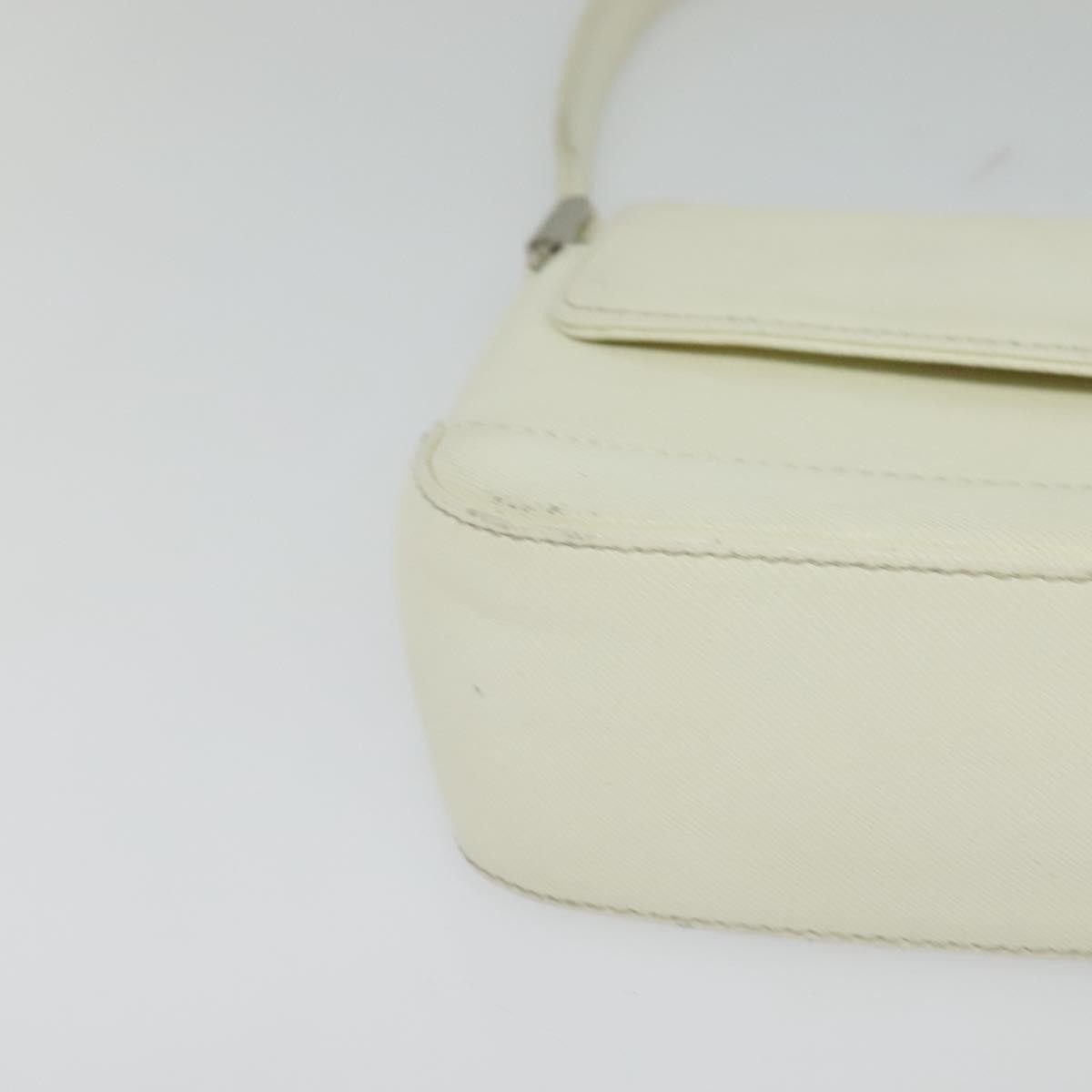 Burberry Flap Shoulder Bag Leather, WHITE, LEATHER, Shoulder bag