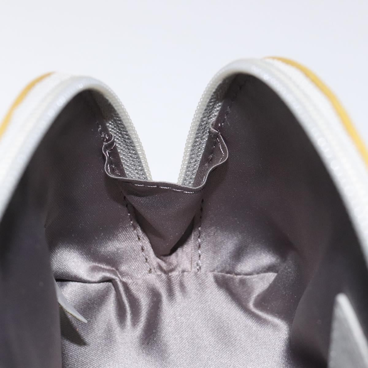 Chanel Vintage Clutch Pleated Leather, GOLD, PATENT_LEATHER, Clutche & pouche