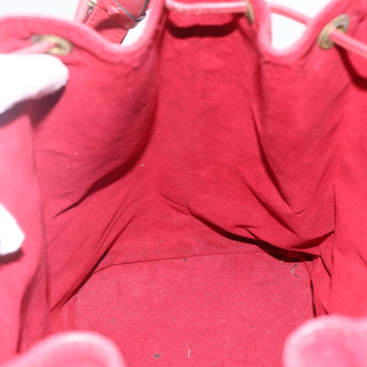 Louis Vuitton Petit Noe NM Handbag Epi Leather, RED, LEATHER, Shoulder bag