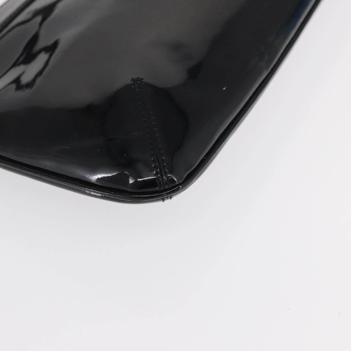 Salvatore Ferragamo Gancini Shoulder Bag Patent Leather, BLACK, PATENT_LEATHER, Shoulder bag