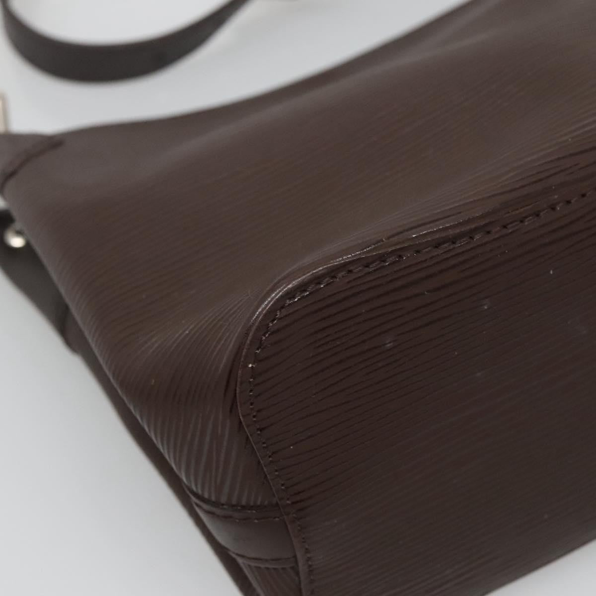 Louis Vuitton Mandara Handbag Epi Leather, BROWN, LEATHER, Shoulder bag