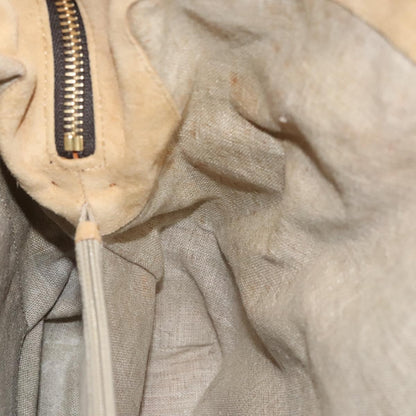 Fendi Pequin 2Bag Canvas and Leather, BROWN, CANVAS, Shoulder bag