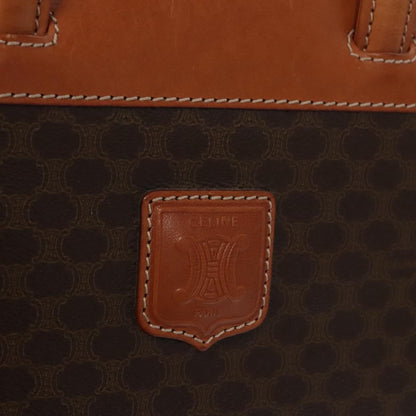 Celine Macadam Briefcase Canvas and leather, BROWN, CANVAS, Briefcase