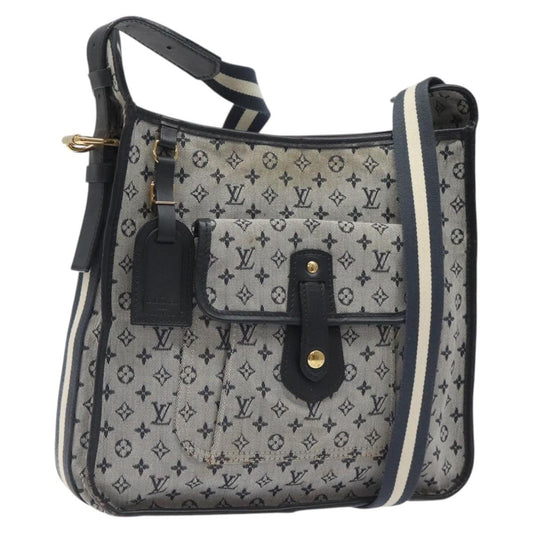Louis Vuitton Mary Kate Messenger Bag Mini Lin, NAVY, CANVAS, Shoulder bag