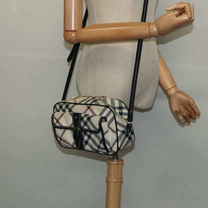 Burberry Nova Check Blue Label Canvas, BEIGE, CANVAS, Travel bag