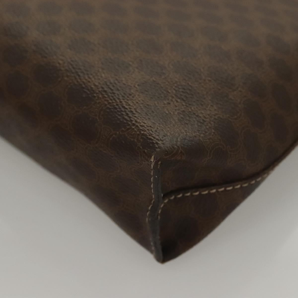 Celine Triomphe vintage handbag Macadam canvas, BROWN, CANVAS, Handbag