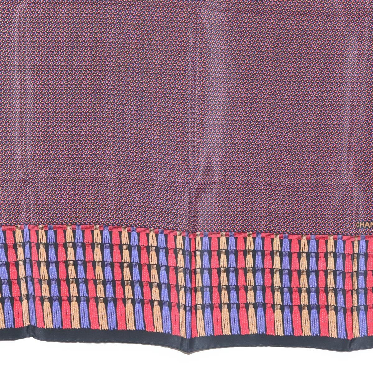 Chanel Carré 90 Silk, PURPLE, SILK, Scarve & shawl