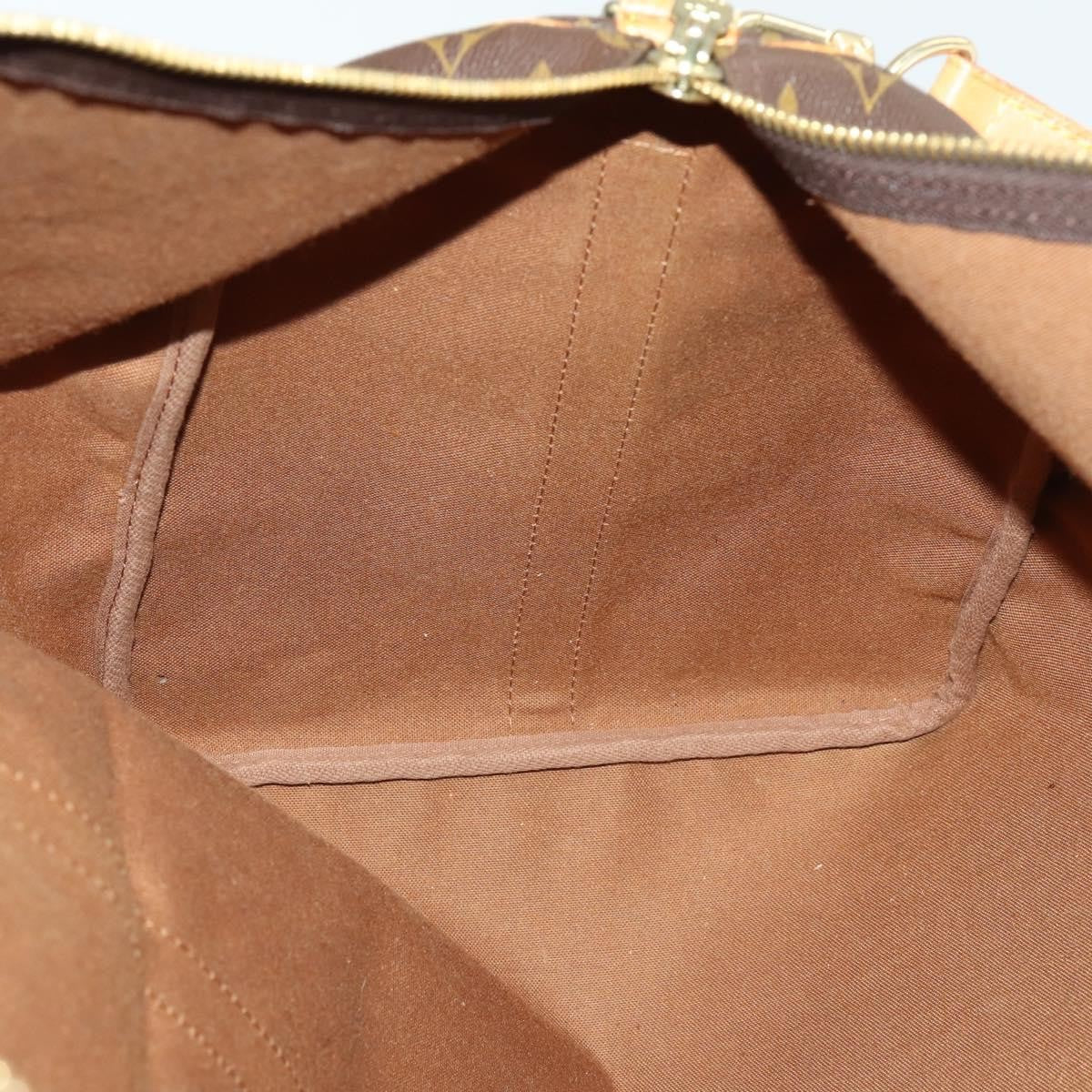 Louis Vuitton Keepall Bandouliere Bag Monogram Canvas, BROWN, CANVAS, Travel bag