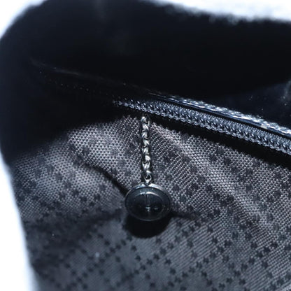 Gucci Vintage Bamboo Handle Tote Nylon, BLACK, NYLON, Tote bag