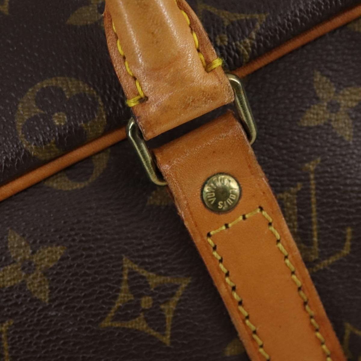 Louis Vuitton Sirius Handbag Monogram Canvas, BROWN, CANVAS, Travel bag