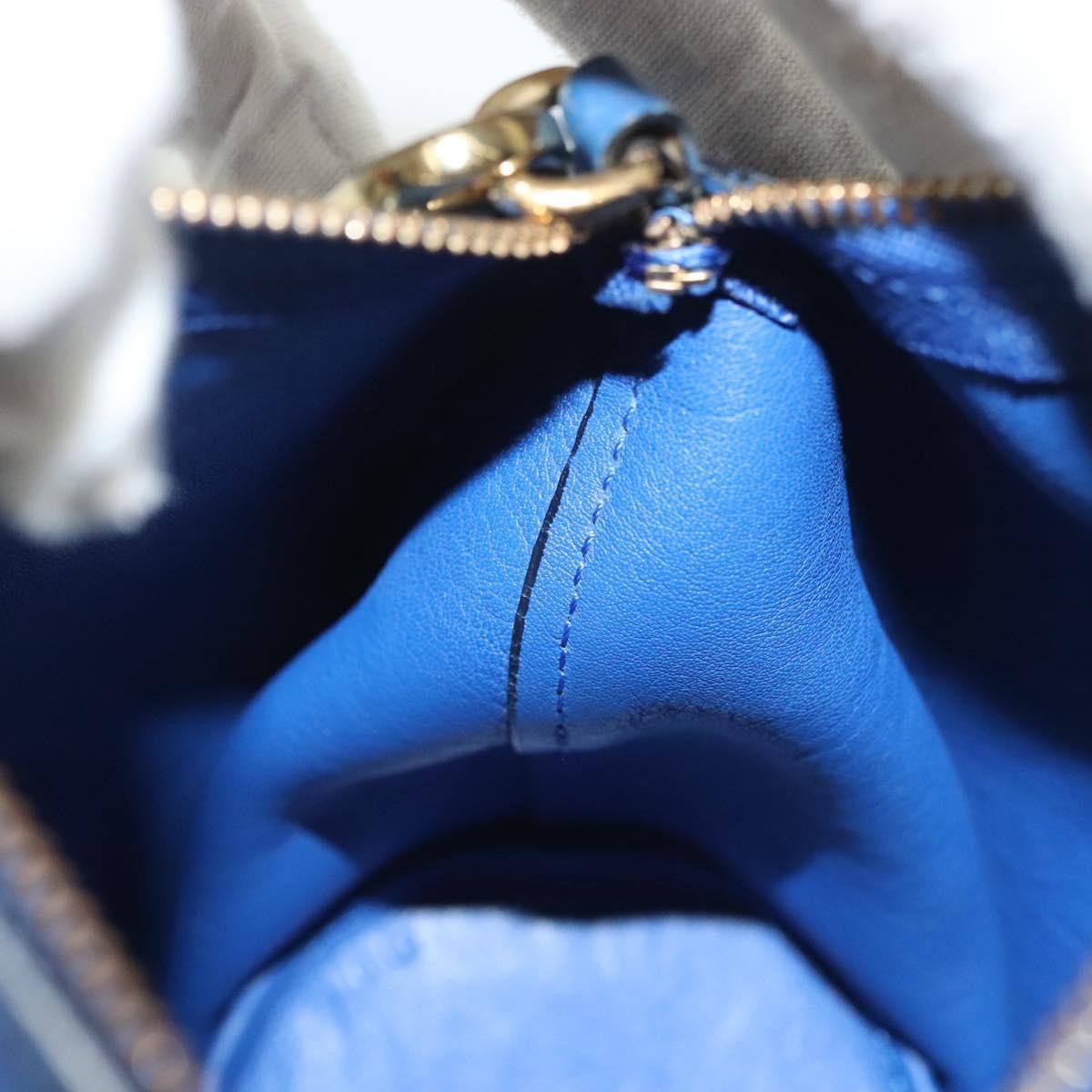 Loewe Elephant Bag Leather, BLUE, LEATHER, Bag