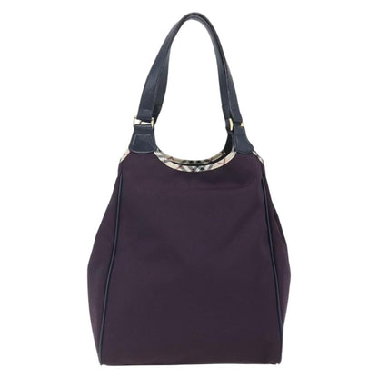 Burberry Nova Check Tote Nylon, PURPLE, NYLON, Tote bag