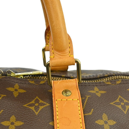Louis Vuitton Keepall Bag Monogram Canvas, Brown, Canvas, Travel Bag