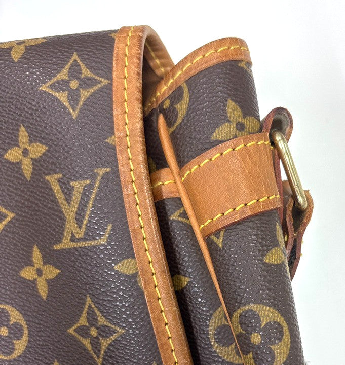 Louis Vuitton Sac Gibeciere Messenger Bag Monogram Canvas, BROWN, CANVAS, Shoulder bag