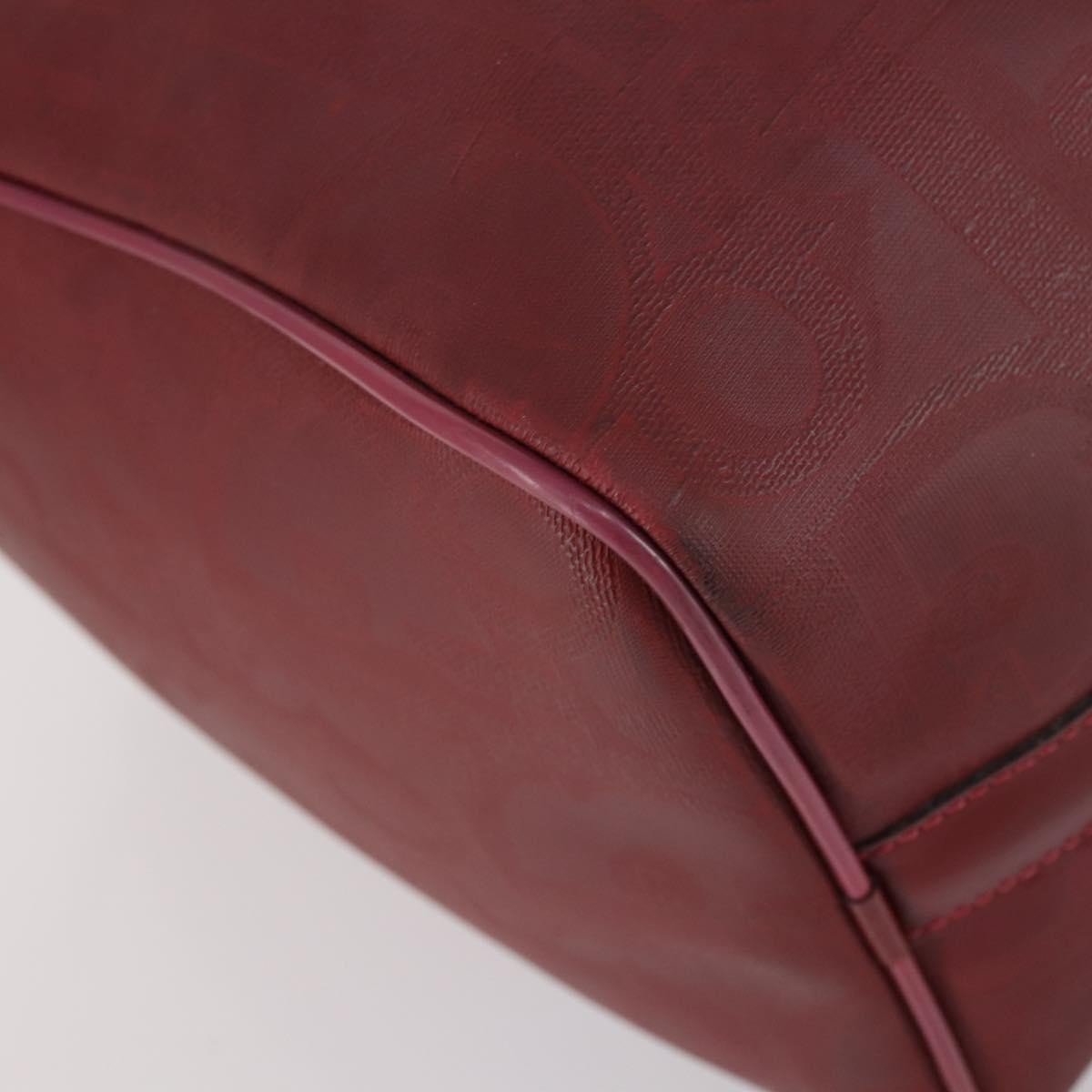 Christian Dior Vintage Trotter Duffle Bag Diorissimo Canvas, RED, PVC, Travel bag