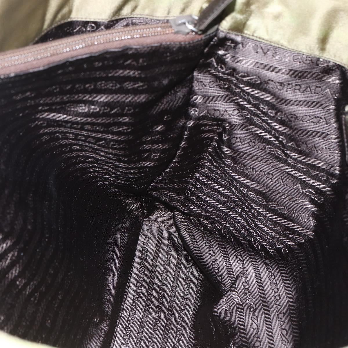 Prada Vintage Tote Tessuto, KHAKI, NYLON, Tote bag