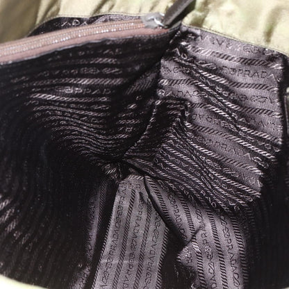 Prada Vintage Tote Tessuto, KHAKI, NYLON, Tote bag