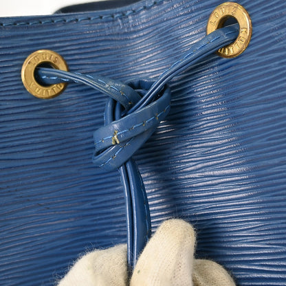 Louis Vuitton Petit Noe NM Handbag Epi Leather, BLUE, LEATHER, Shoulder bag