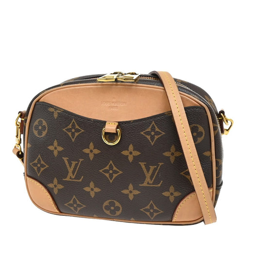 Louis Vuitton Deauville Handbag Monogram Canvas, BROWN, CANVAS, Handbag
