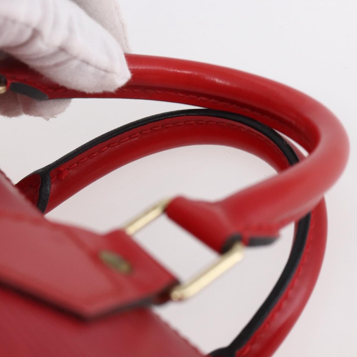 Louis Vuitton Speedy Handbag Epi Leather, RED, LEATHER, Handbag