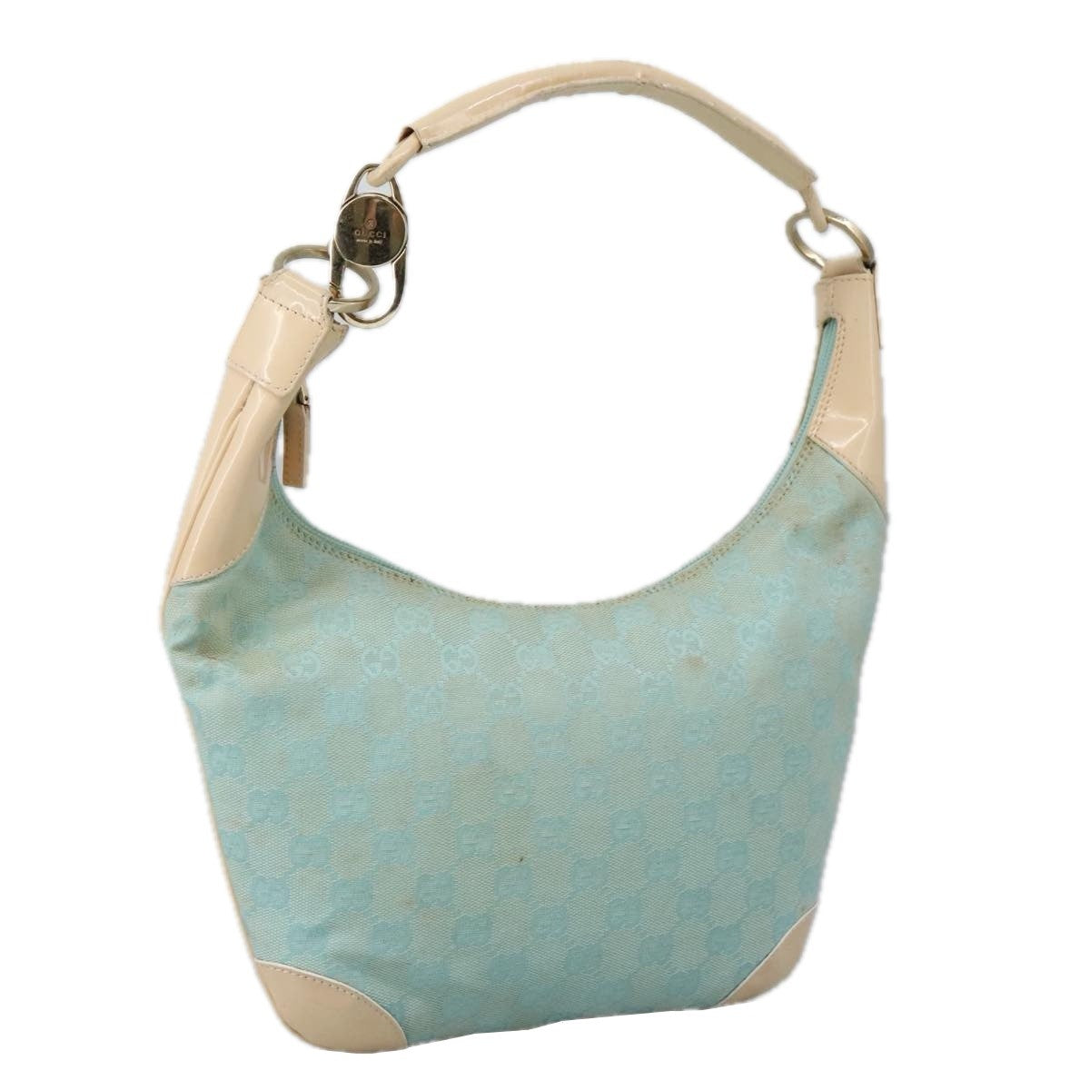 Gucci Vintage Hobo GG Canvas, BLUE, CANVAS, Shoulder bag