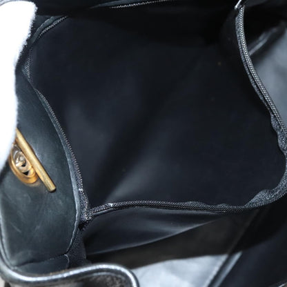 Chanel Chain Shoulder Bag Leather, Black, Leather, Shoulder Bag