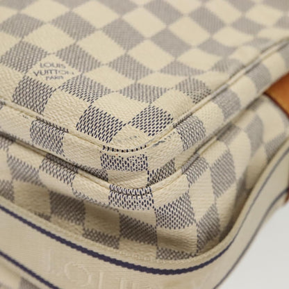 Louis Vuitton Naviglio Handbag Damier, WHITE, CANVAS, Shoulder bag
