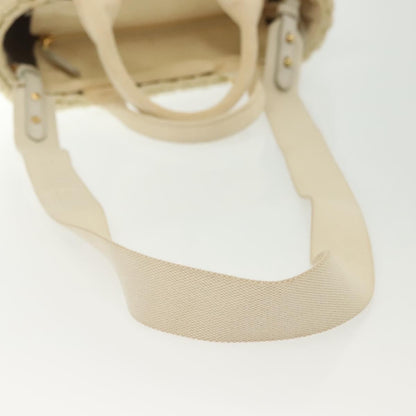 Prada Fringe Wicker Tote Woven Straw, GOLD, WOOD, Handbag