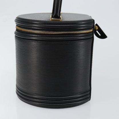 Louis Vuitton Cannes Handbag Epi Leather, BLACK, LEATHER, Handbag