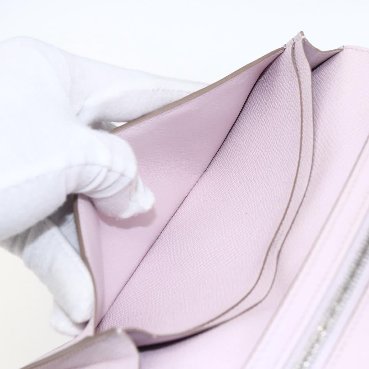 Hermes Bearn Wallet Epsom, PINK, LEATHER, Wallets