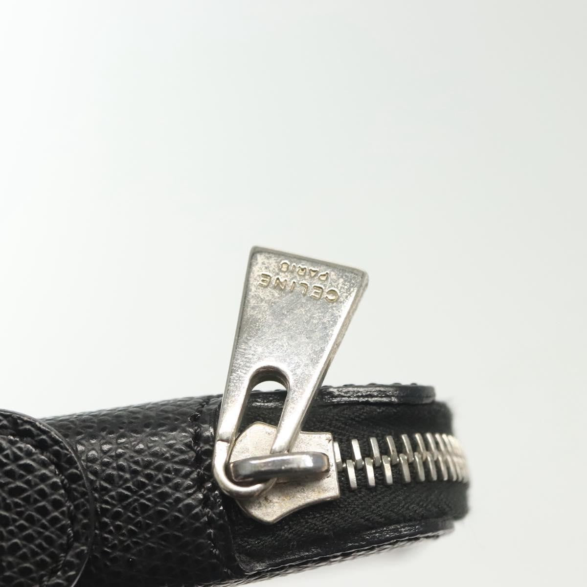 Celine Travel Organizer Leather, BLACK, LEATHER, Clutche & pouche