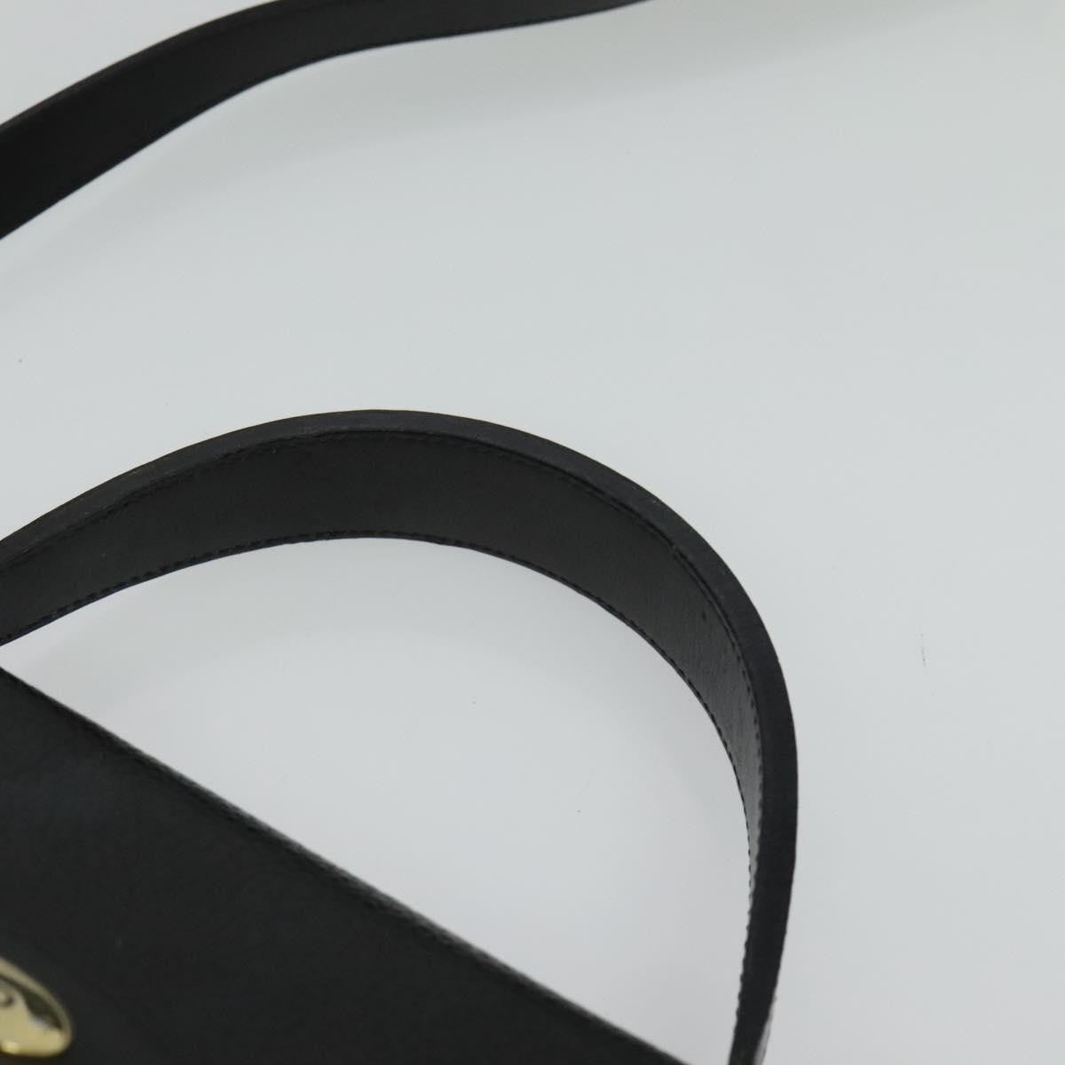 Christian Dior Vintage CD Handbag Leather, BLACK, LEATHER, Handbag