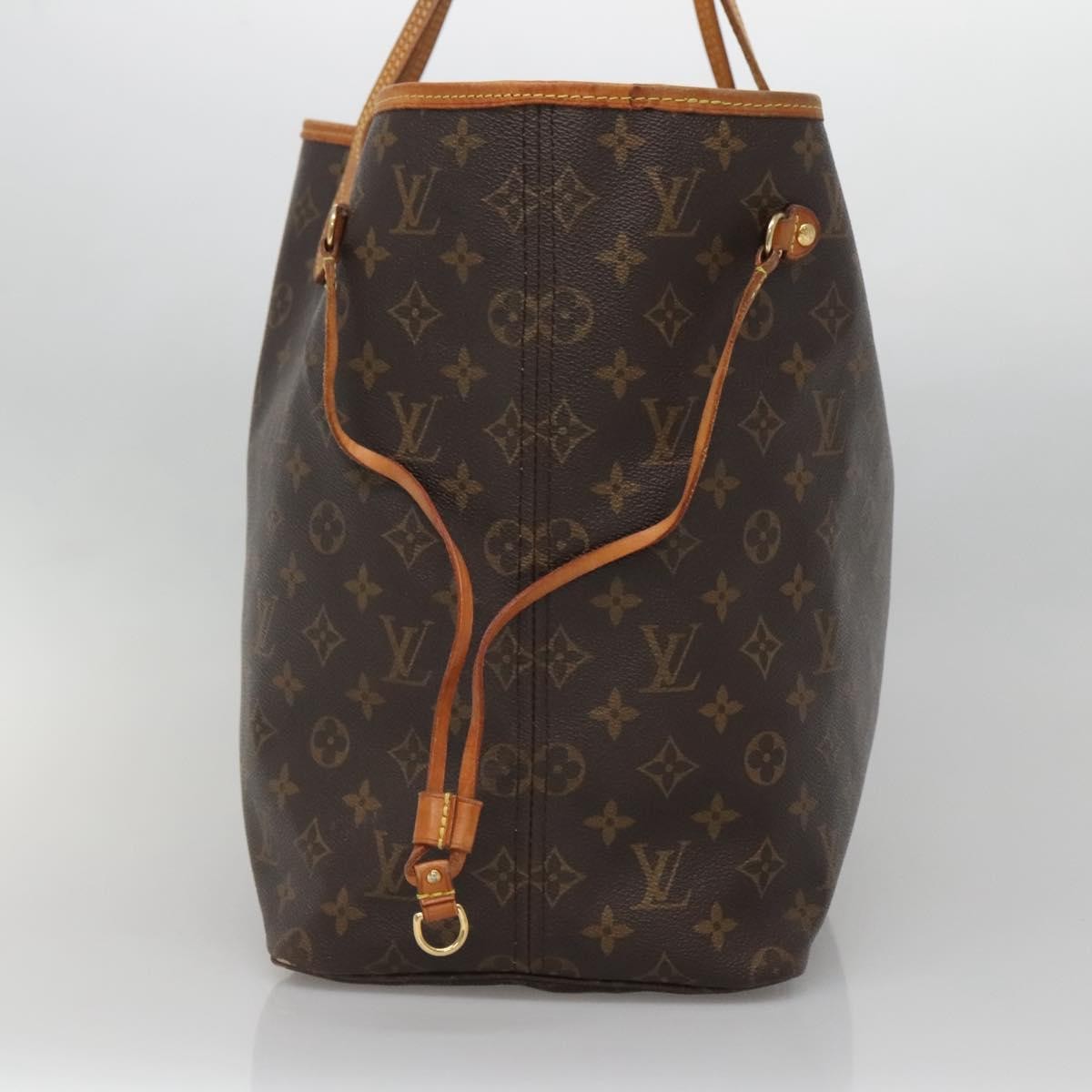 Louis Vuitton Neverfull Tote Monogram Canvas, BROWN, CANVAS, Tote bag