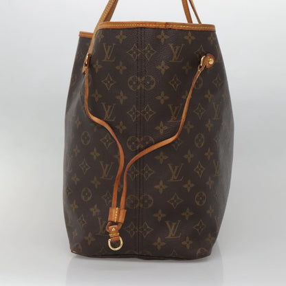 Louis Vuitton Neverfull Tote Monogram Canvas, BROWN, CANVAS, Tote bag